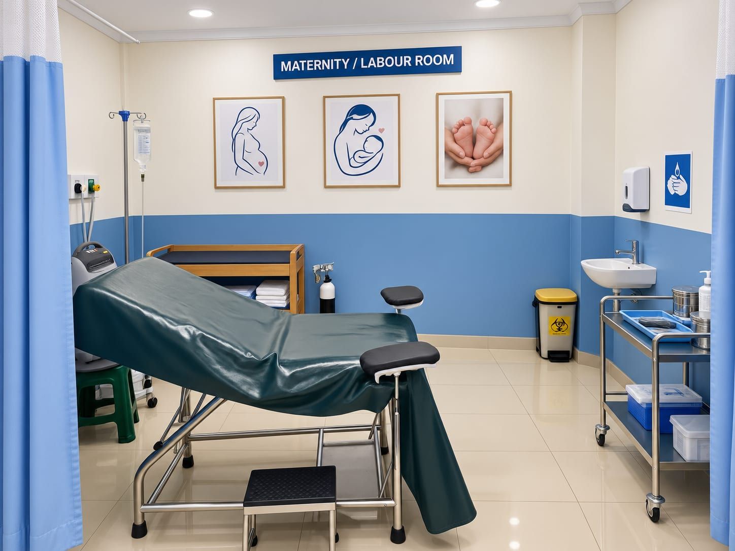 The maternity and labour room at MTMC